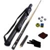 BebeXi Professional cue Stick Break cues 145cm Snooker Black Eight Pool cue Set, 3/4 Split cue, 9.8mm/11.5mm, Entry-Level Pool cue(Color:1,Size:11.5mm) view 1