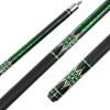 AB Earth 58" Pool Cue Stick Canadian Maple 13mm Tip Billiard Cue with Irish Linen Wrap (20oz, Green)