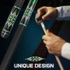 AB Earth 58" Pool Cue Stick Canadian Maple 13mm Tip Billiard Cue with Irish Linen Wrap (20oz, Green) view 4