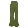 ZYXTIM Men's Casual Retro Party 60s 70s Disco Pants Vintage Wide Leg Stretch Slim Fit Flares Formal Dress Trousers Bell Bottom view 3