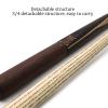 BebeXi Tacos de billar profesionales 145cm North American Imported Material British Snooker cue Set, 3/4 Split cue, 9.7mm view 3