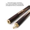 BebeXi Tacos de billar profesionales 145cm North American Imported Material British Snooker cue Set, 3/4 Split cue, 9.7mm view 4