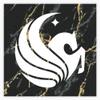 Magnet UCF Knights Marble Viny Magnetic Bumper Sticker 5" view 1