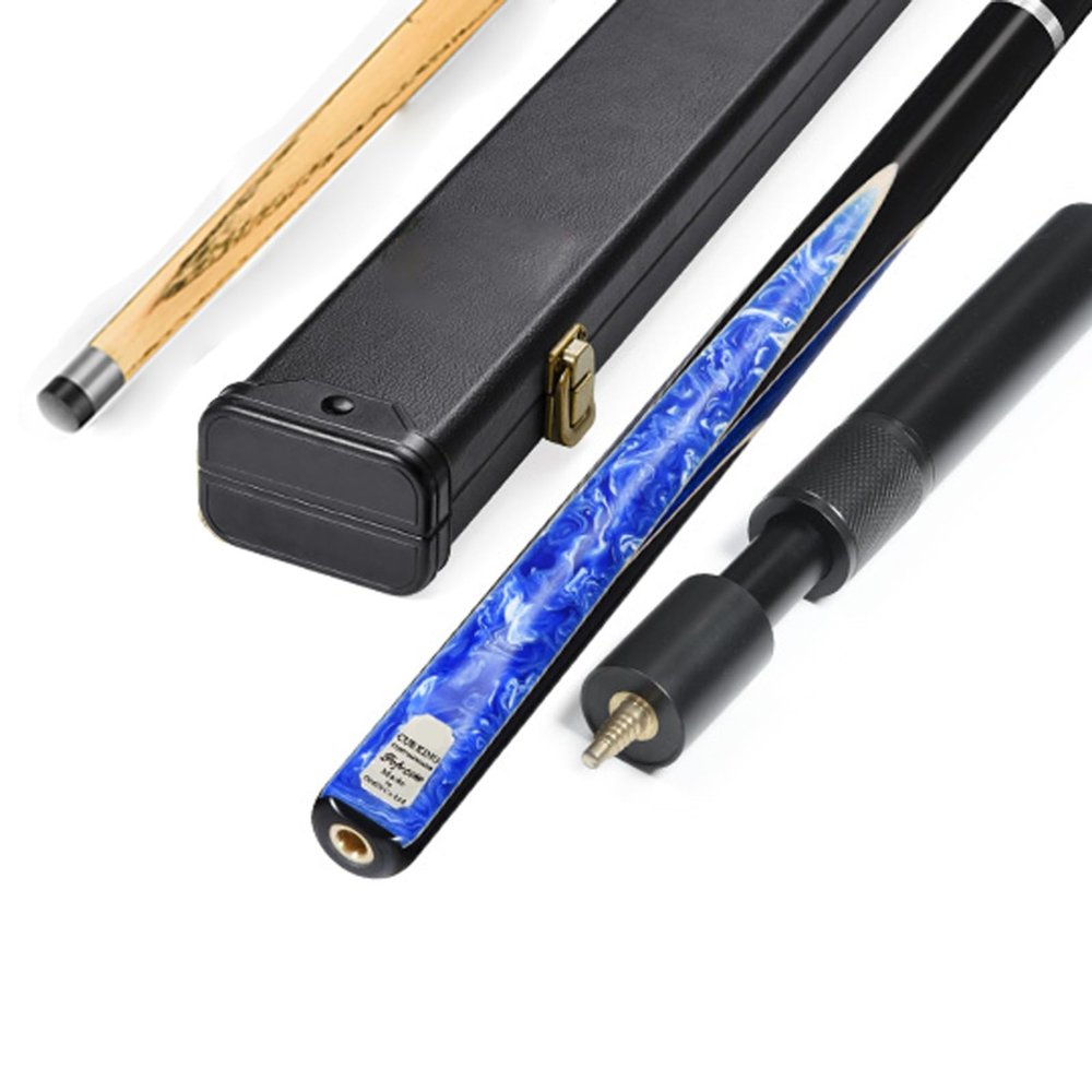 BebeXi Tacos de billar profesionales 145cm Snooker cue, 3/4 Split, 17-18 oz, Chinese Black Eight, American Nine Ball(Color:b,Size:9.5mm)