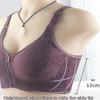 Front Zipper Full Cup Lift Bra,Women's Zip Front Sports Bra, Comfortable and Breathable Large Bust Brafor Seniors Women (2PCS,44/100) view 4