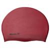 Sporti Solid Metallic Silicone Swim Cap - Crimson Red view 1