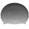 Sporti Molecule Silicone Swim Cap - White/Black view 1