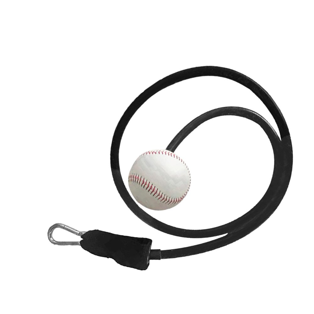 kowaku Baseball Pitching Bands Baseball Exercise Band Fitness Equipment Softball Baseball Training Bands for Beginners Stretch Arm, Black