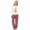 LIONVI Family Matching Christmas Pajamas Set Cotton Xmas Deer Holiday Pajamas Sleepwear Dad Mom Kids PJs (Kids, 3T, B) view 2