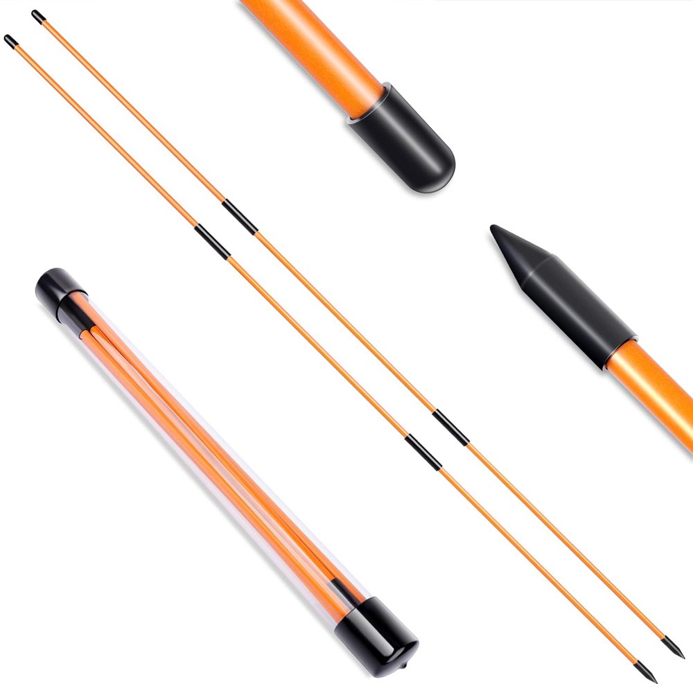BIRDIEBLAST Professional 2 or 3 or 4 Pack Collapsible Golf Alignment Sticks, Premium 40" Alignment Golf Stick Ideal for Aiming, Putting and Swing Practice