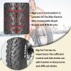 20" E-Bike Fat Tires 20 x 4.0 Folding Bead Tire for Electric Bicycles or with AV32mm Tubes Compatible Wide Mountain Snow Bike Tire (2 Tires 2 Tubes) view 2