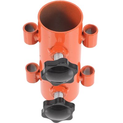 iplusmile Tent Awning Pole Holder Heavy Duty Support for Canopy Camping and Outdoor Activities Fixed Tube Parasol Holder Bright