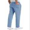 TACVASEN Mens Cotton Sweatpants Winter Warm Sherpa Lined Lounge Pants Drawstring Open Bottom Active Thermal Fleece Trousers Blue view 3