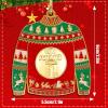 3PCS Ugly Christmas Sweater Medal Award with Neck Ribbon,1st 2nd 3rd Place Medals Prizes for Winner in Ugly Sweater Contest Party,Best Parties Holidays Christmas Tree Ornament view 2