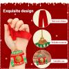 3PCS Ugly Christmas Sweater Medal Award with Neck Ribbon,1st 2nd 3rd Place Medals Prizes for Winner in Ugly Sweater Contest Party,Best Parties Holidays Christmas Tree Ornament view 3
