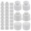 Holibanna Convenient Bottle Caps 30pcs Push Pull Lid Replacement Water Bottle Spouts Sturdy Plastic Lids for 28mm Od Anti-Leak Sealing Accessory view 1