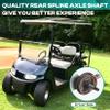 DRIVE UP Golf Cart Rear Spline Axle Shaft for EZGO RXV Electric 2008-Up Driver Side, EZGO Rear Axle Shaft with Bearing Seal Kit OEM 620337 614208 view 4