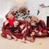 Ekouaer Christmas Family Matching Pajamas Long Sleeve Kid PjS Set-120 view 3