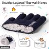 Kids Winter Gloves for Boys Girls Children Toddler Thermal Wool Knit Gloves with Insulated Fleece Lining Keep Hand Warm Gift view 3