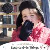 Kids Winter Gloves for Boys Girls Children Toddler Thermal Wool Knit Gloves with Insulated Fleece Lining Keep Hand Warm Gift view 4