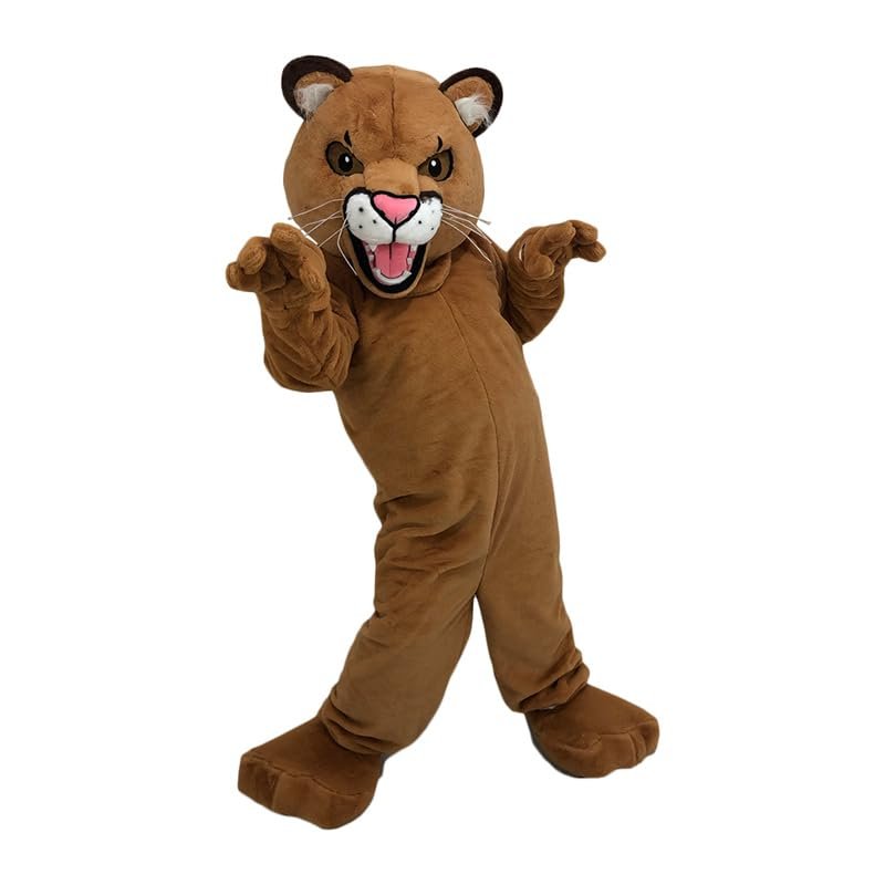 Brown leopard Costume Mascot Cosplay Cartoon Adult Design