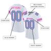 Custom Football Jersey Personalized Stitched/Printed Team Name & Number Sports Uniform for Men Women Youth White,Pink view 2