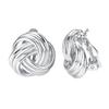 JOLCHIF Love Knot Clip On Earrings for Women 18K Platinum Plated Non Piercing Press on Earrings