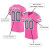 Custom Football Jersey Personalized Stitched/Printed Team Name & Number Sports Uniform for Men Women Youth Pink,Green view 2