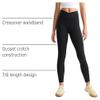 CRZ YOGA Girls Butterluxe Crossover Leggings Black Medium view 4