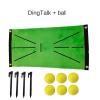 Golf Hitting Mat, Indoor and Outdoor Universal Golf Swing Trainer, Golf Mat Supplies Regular Style+6 Balls view 4
