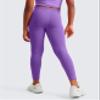 CRZ YOGA Girls Butterluxe Crossover Waist Yoga Leggings - Athletic Sports Casual Pants V Cross Tights Kids Teen Royal Lilac Medium view 3