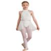 Agoky Girls Lyrical Dance Dress Sleeveless Cutout Ballet Modern Contemporary Dance Costume Gymnastic Skirt Leotard Ivory 8 Years view 2