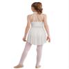 Agoky Girls Lyrical Dance Dress Sleeveless Cutout Ballet Modern Contemporary Dance Costume Gymnastic Skirt Leotard Ivory 8 Years view 4