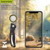 ALBATROSS EDC Flipper Pocket Knife - 3.5" D2 Steel Blade with Liner Lock, G10 Carbon Fiber & Micarta Handle for Everyday Carry, Outdoor Survival, FK053 view 3