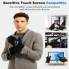 Aegend Lightweight Thin Running Gloves Touchscreen Anti-Slip Windproof Warm Finger Dexterity Gloves Liners Women Men Cycling Driving Texting Sports Working Activities Winter Spring Fall view 2