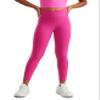 CRZ YOGA Girls Butterluxe Crossover Waist Yoga Leggings - Athletic Sports Casual Pants V Cross Tights Kids Teen Hibiscus Purple XX-Large view 1