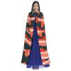 Salmon,Costume Cloak for Adults,Personalized Hooded Cape for Halloween, Cosplay, Stage Costumes, Makeup Parties Black view 2