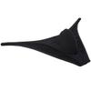 Botmois Men's Ultra Thin Ice Silk Cheeky Briefs Underwear Male Bulge Pouch Pucker Butt Bikinis Underpants String Lingeries Black L view 3
