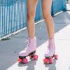 M METERXITY Roller Skate Stopper - Rubber Brake Block Toe Stops, Adjustable with Screwdriver, Apply to Roller Skate (1.46 Inch 1.85 Inch Dia, Pink) view 2