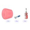 M METERXITY Roller Skate Stopper - Rubber Brake Block Toe Stops, Adjustable with Screwdriver, Apply to Roller Skate (1.46 Inch 1.85 Inch Dia, Pink) view 4