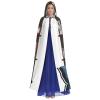 Library Bookcase,Costume Cloak for Adults,Personalized Hooded Cape for Halloween, Cosplay, Stage Costumes, Makeup Parties Black view 2