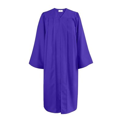 goprety Unisex Matte Choir Robes Graduation Gown Judge Costume Baptismal Robes for Adults