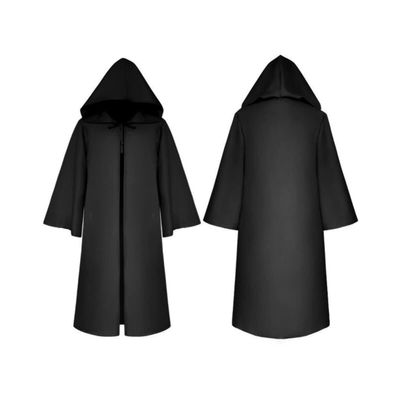 BESPORTBLE Unisex Halloween Capes Vampire Witch Cloak Long Velvet Cloak with Hood for Halloween Cosplay Costume