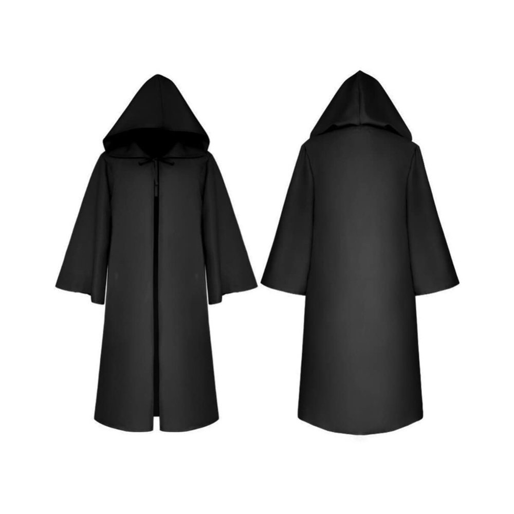 BESPORTBLE Unisex Halloween Capes Vampire Witch Cloak Long Velvet Cloak with Hood for Halloween Cosplay Costume