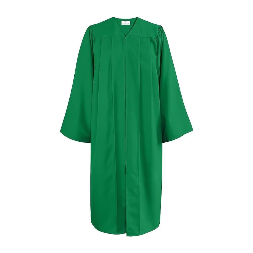 goprety Unisex Matte Choir Robes Graduation Gown Judge Costume Baptismal Robes for Adults