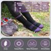DYW Women's Merino Wool Hiking Socks - Thermal Warm Winter Boot Crew Socks, 5 Pairs Color Mix C, Medium view 3