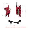 MirOdo E-Bike Hydraulic Disc Brake Set 4-Pistons 2-PIN Power-Off Electric Bike Disc Brake 2300mm Front Rear Hose with Mounting Adapter and Installation Tool (Color : Red) view 4