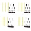 SRNSAEB 1.5m Height Removable Splicing Spring Agility Poles, Portable High Elasticity Soccer Training Equipment with Carry-on Bag for Agility/Speed Training (Size : 20pcs) view 1