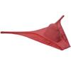 Botmois Men's Ultra Thin Ice Silk Cheeky Briefs Underwear Male Bulge Pouch Pucker Butt Bikinis Underpants String Lingeries Watermelon Red M view 3