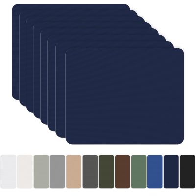 OAZ 8 Pieces 7.87 x 5.9 inch Nylon Repair Patches Nylon Fabric Patch Self-Adhesive Fabric Repair Tape Waterproof Lightweight Outdoor Gear Patch Kit for Down Jacket Clothing Tent Bag (Navy Blue)